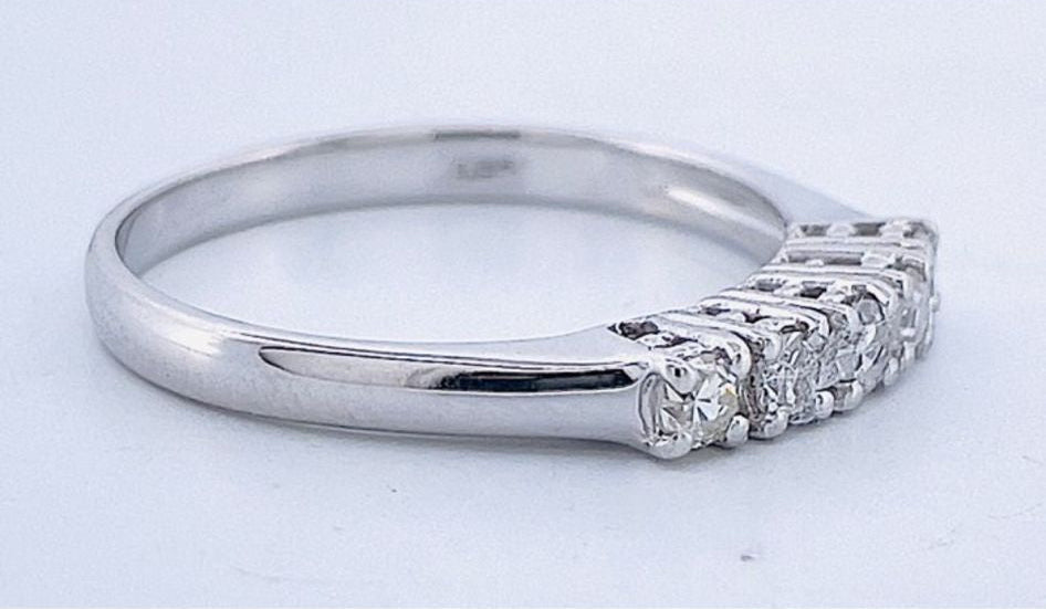 18 karaat Witgouden Ring met Diamanten – 0,25 ct