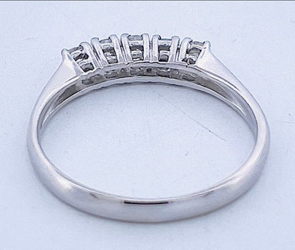 18 karaat Witgouden Ring met Diamanten – 0,25 ct