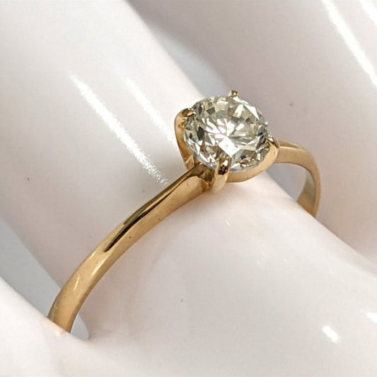 14 karaat Geelgouden Ring met Diamant – 0,53 ct