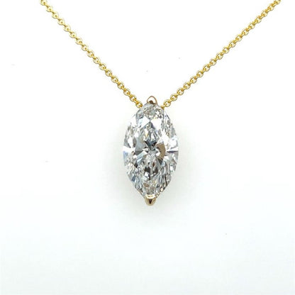 14 karaat Geelgouden Halsketting met 2,02 ct