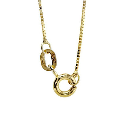 14 karaat Geelgouden Ketting met Fancy Light Diamant